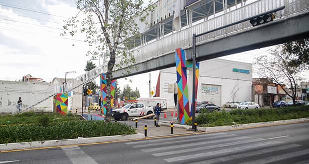 No será retirado el puente peatonal en la Recta a Cholula: Edgar Vélez