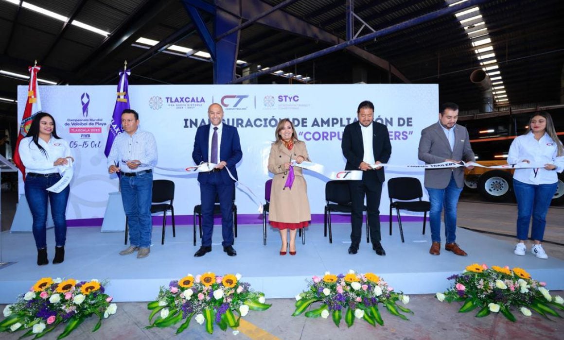 Inaugura Lorena Cuéllar ampliación de la empresa Corpus Trailers