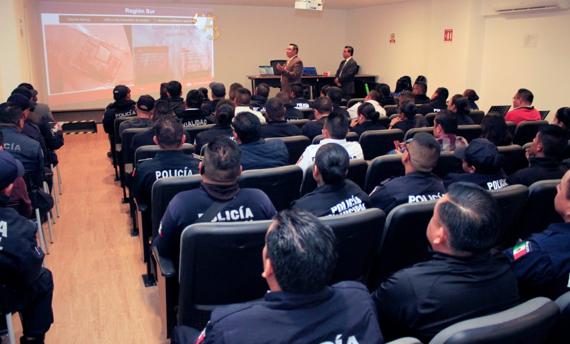 Capacita Cesesp y Seproban a elementos de seguridad en prevención de delitos bancarios
