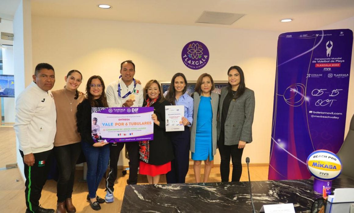 Reconoce Lorena Cuéllar esfuerzo de atletas tlaxcaltecas