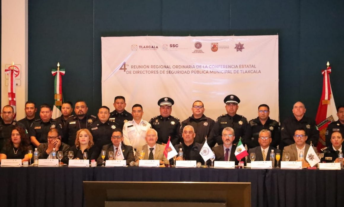 Chiautempan sede de Reunión Estatal de Directores de Seguridad Pública
