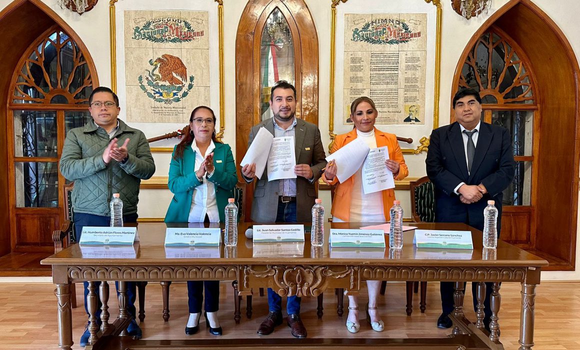 Signa Ayuntamiento de Huamantla convenio de colaboración con Coeprist