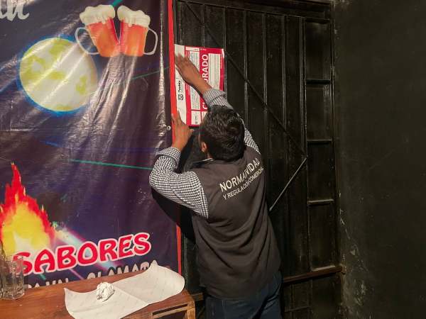 Operativo Conjunto Clausura Establecimientos Comerciales con Giros Regulados
