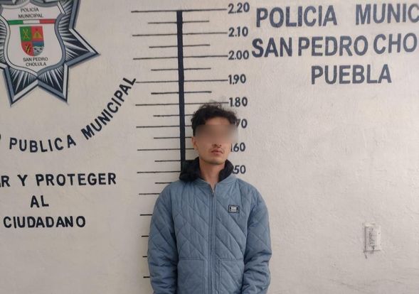 Atropella a ciclista y es asegurado por elementos de la SSC en San Pedro Cholula