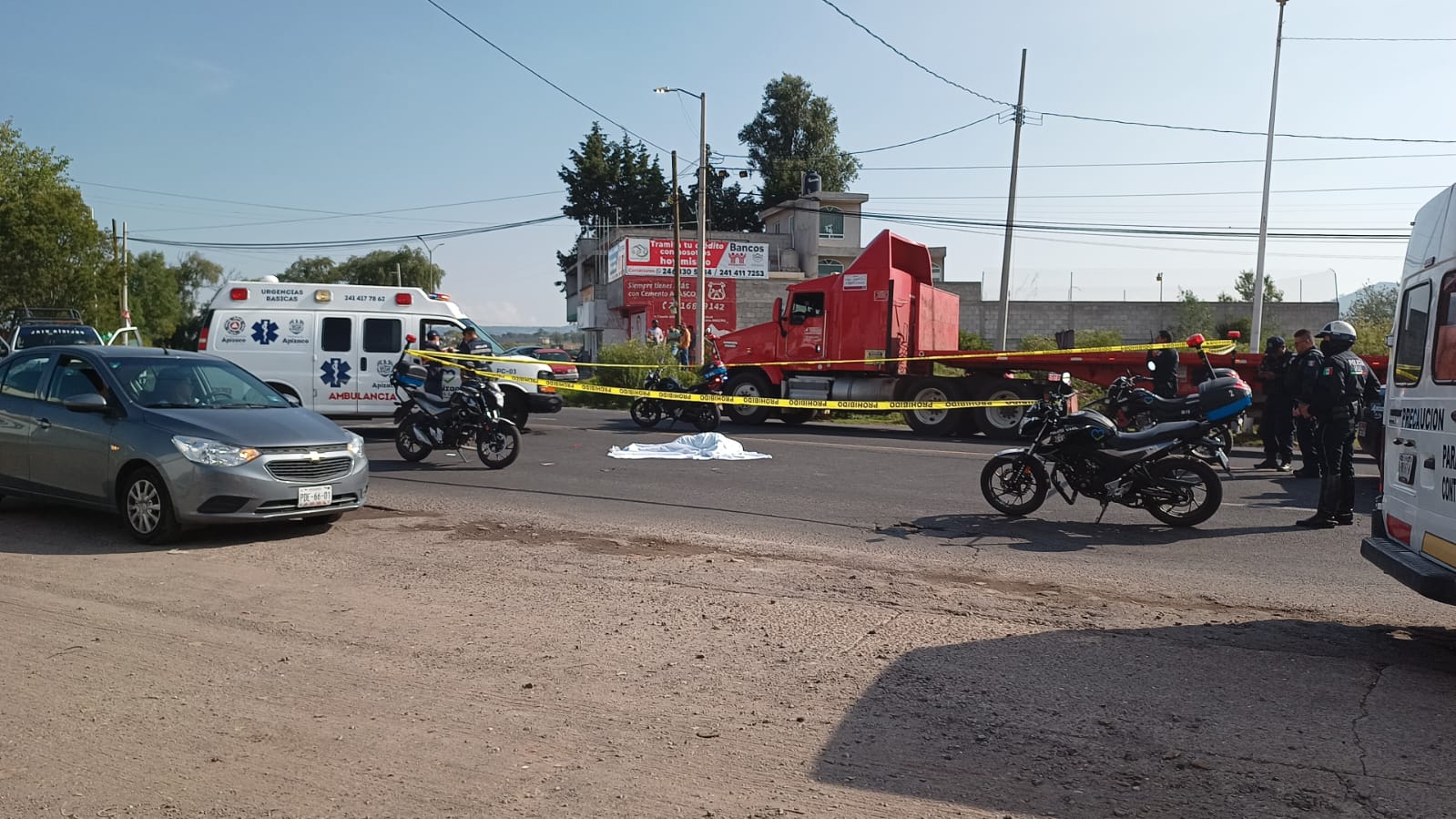 Muere mujer de la tercera edad tras ser atropellada en la Apizaco-Tlaxco