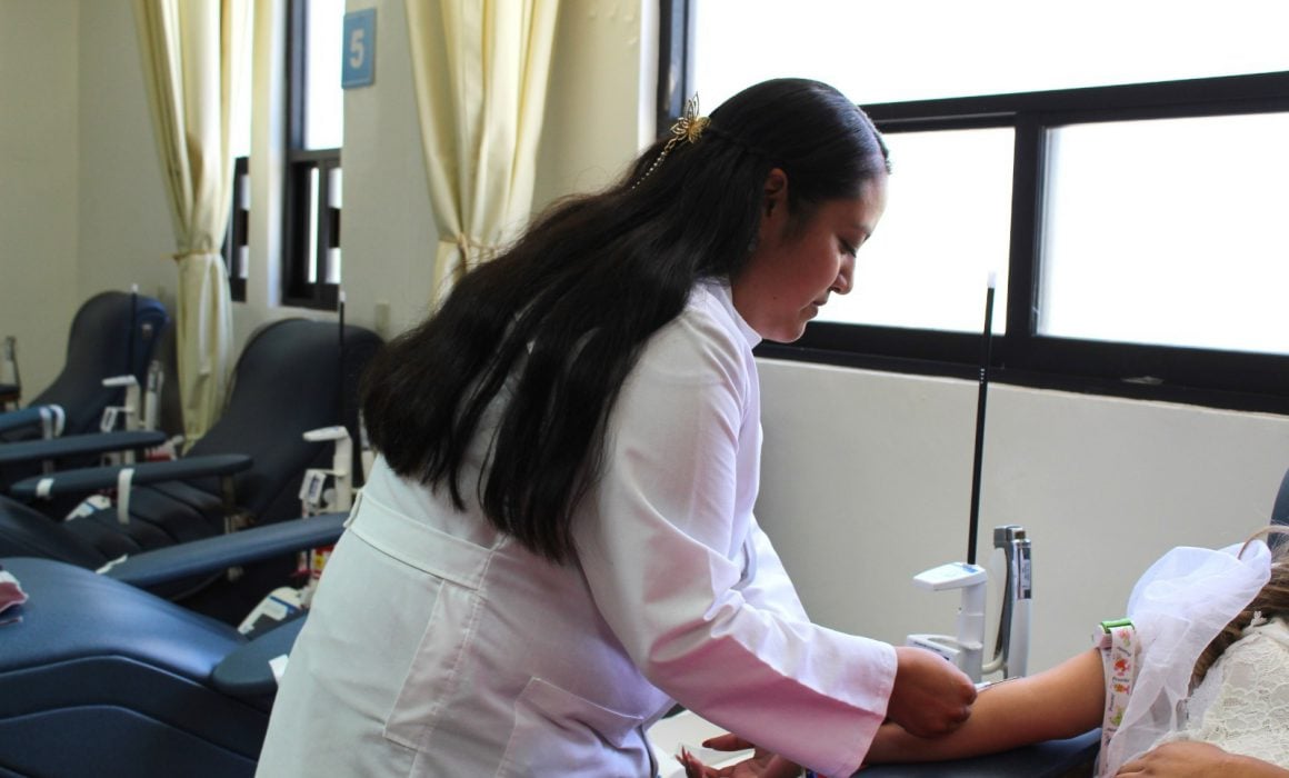 Conmemoró sector salud Día Mundial del Donante de Sangre