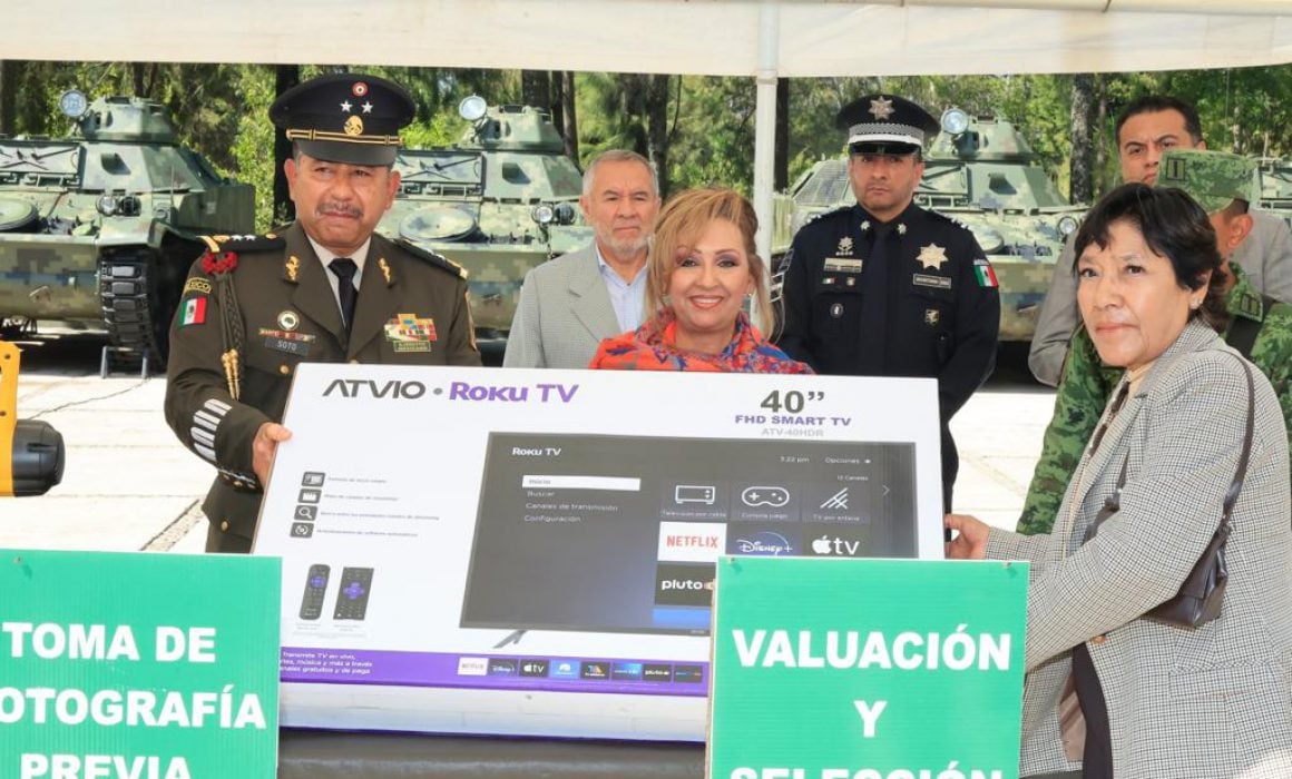 Encabeza Lorena Cuéllar arranque de la campaña canje de armas 2023