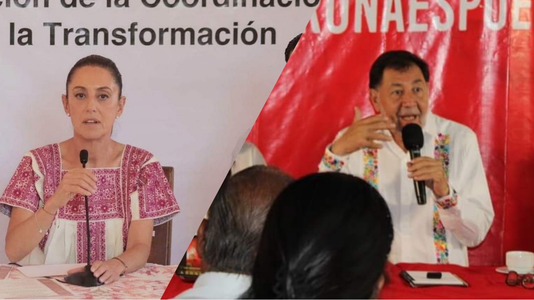 Compiten Noroña y Sheinbaum el mismo día con asambleas en Tlaxcala
