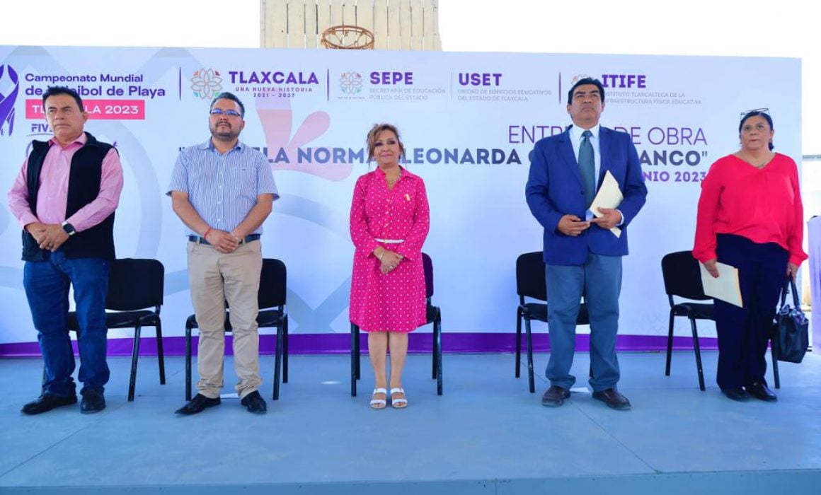 Con 3.3 mdp gobierno rehabilitó normal primaria Leonarda Gómez Blanco