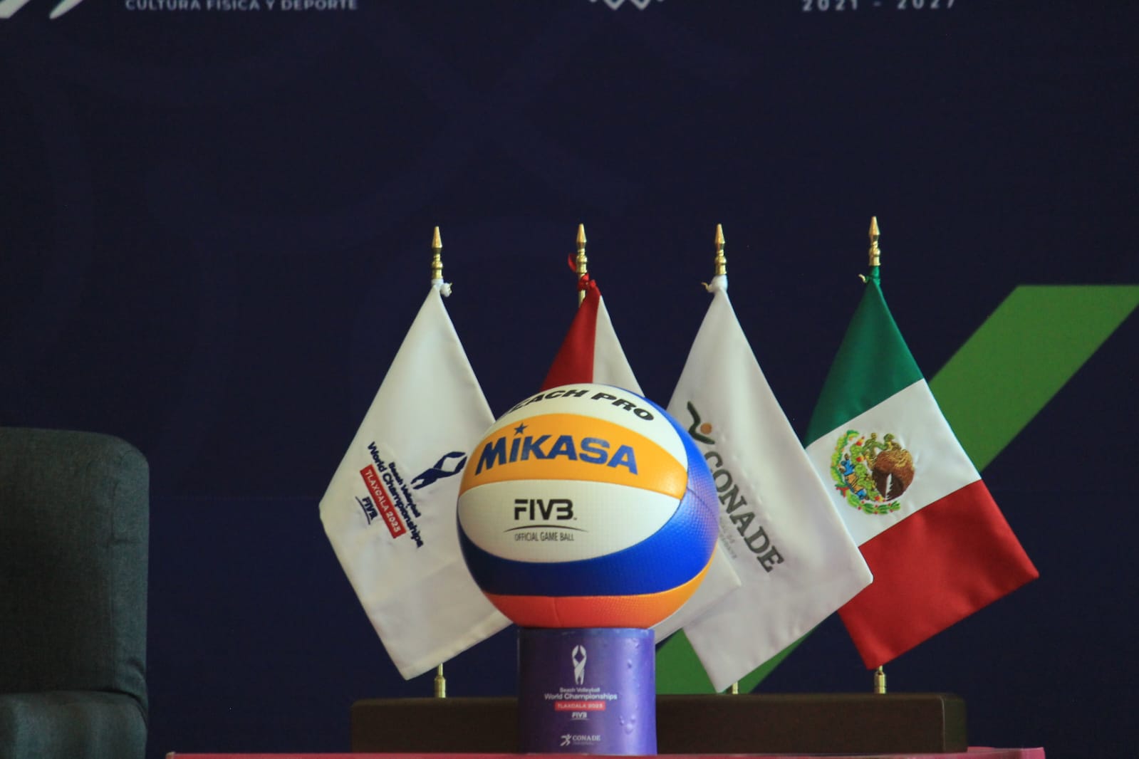 Presentan a patrocinadores de Mundial de Voleibol playa 2023