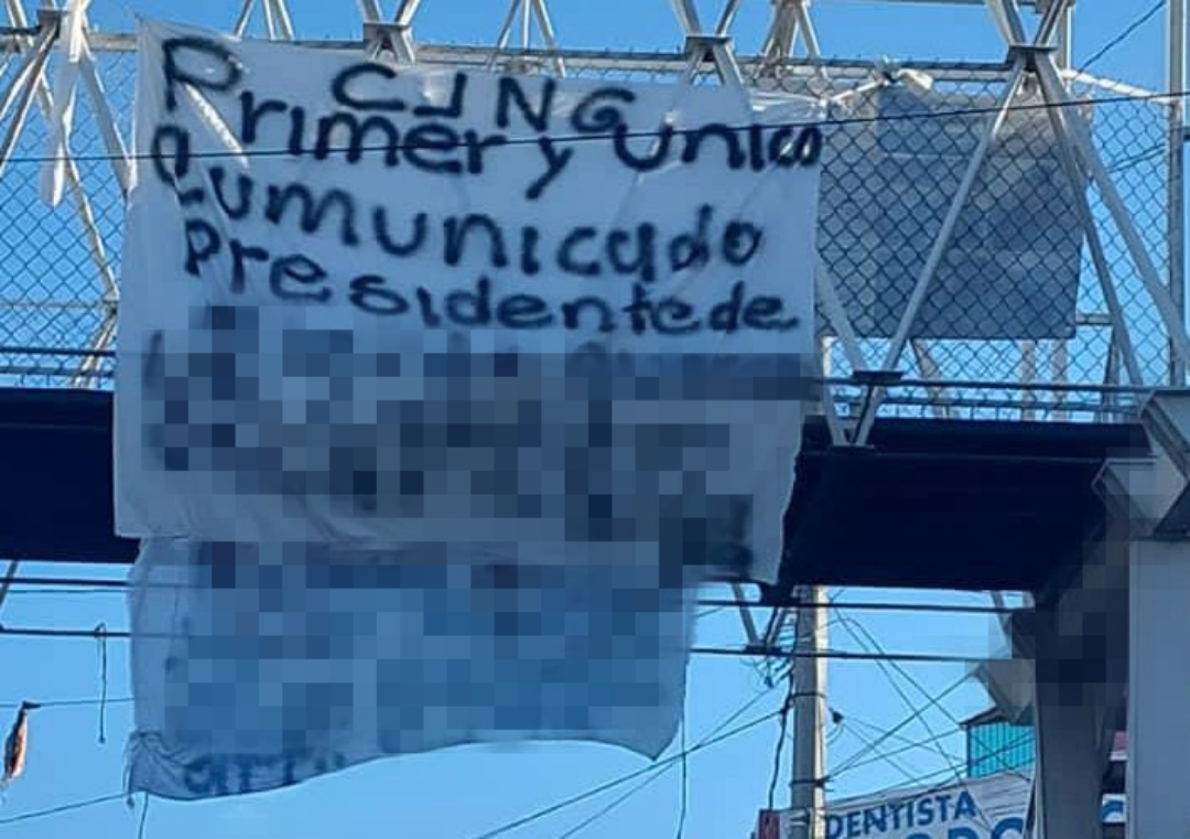Con presunta narcomanta amenazan a alcalde de Zacatelco
