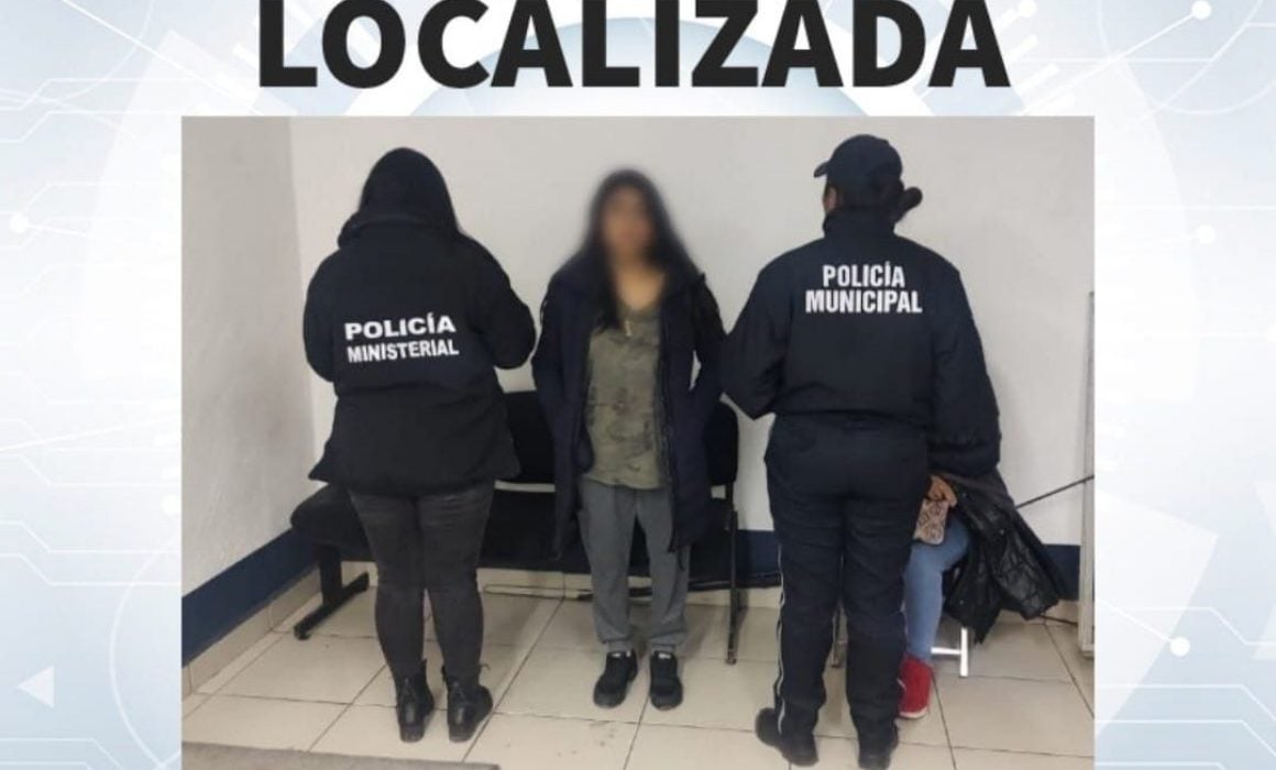 Ubica policía de Huamantla a salvo a mujer con ficha de búsqueda