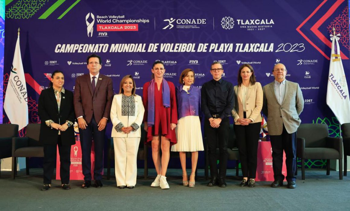 Inicia Lorena Cuéllar promoción a 100 días del Mundial de Voleibol Playa