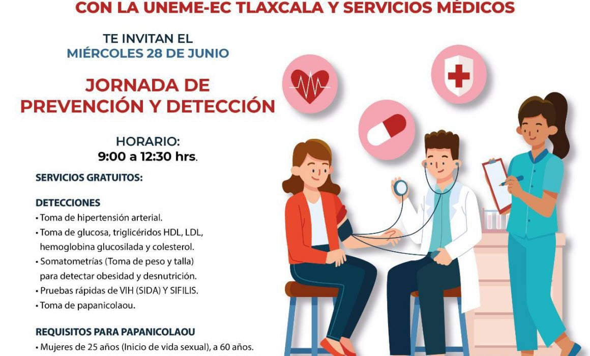 Invita ayuntamiento de Chiautempan a jornada de prevención y detección gratuita