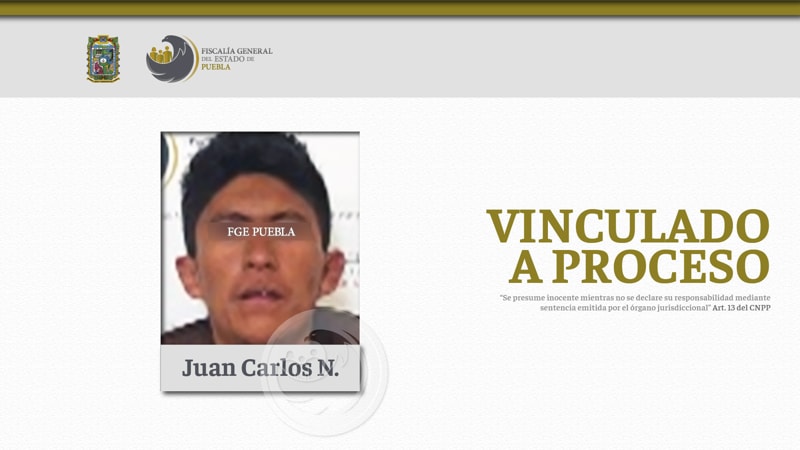 Juan Carlos N. es enviado a prisión  por robo a transporte público en Tecali de Herrera