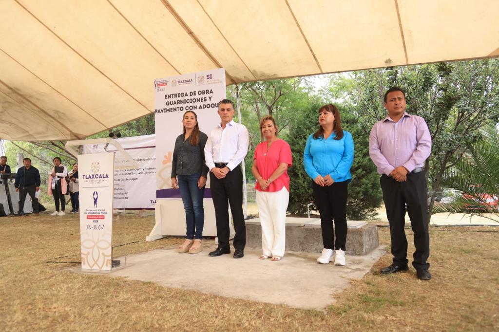 Inaugura gobernadora infraestructura urbana en la capital tlaxcalteca