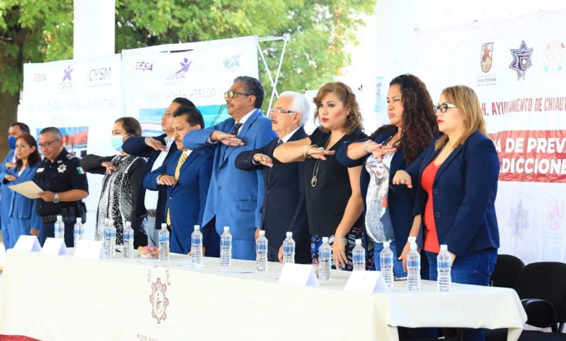 Clausura Ayuntamiento de Chiautempan Semana de Prevención de Adicciones