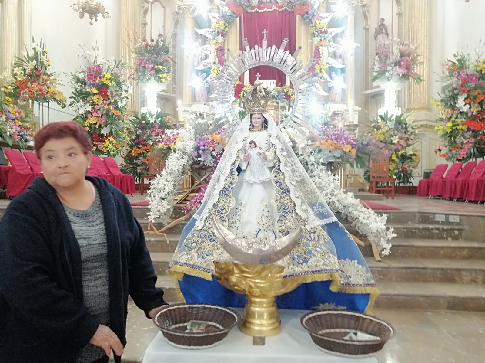 Culmina “Fiesta de los Pobres y Floricultores” en San Pedro Cholula con torrencial lluvia