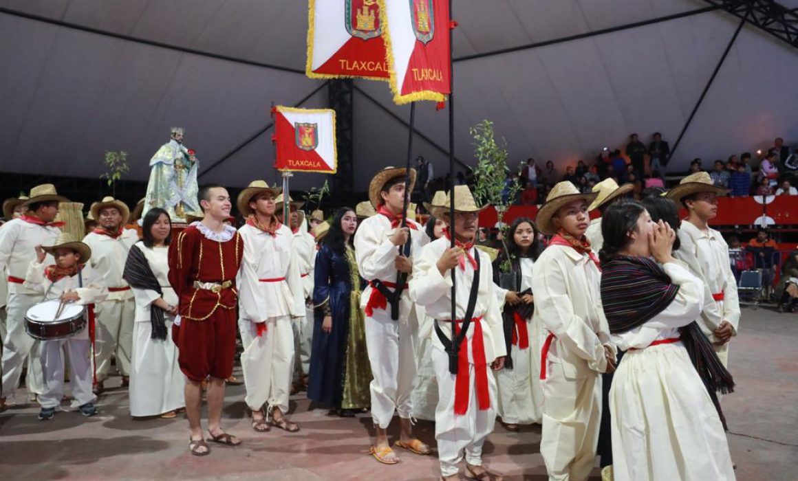 Conmemoran 422 aniversario y 40 escenificación de La Gran Jornada Tlaxcalteca