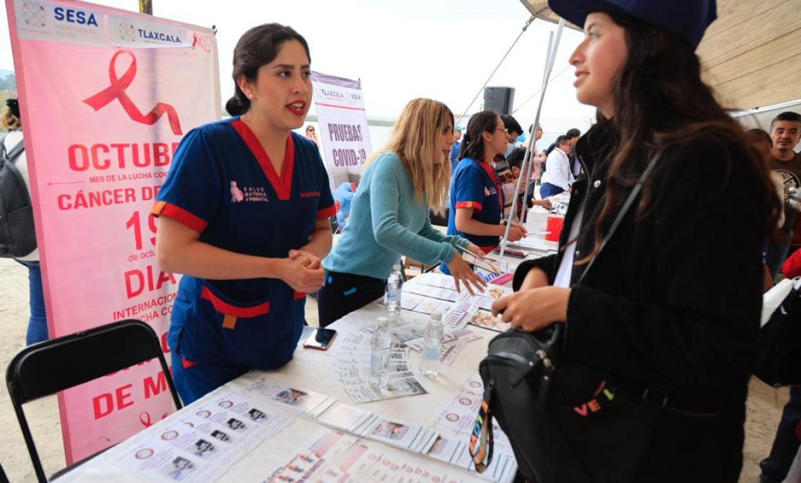 Inicia gobierno de Tlaxcala Jornada por tu salud en Atlangatepec