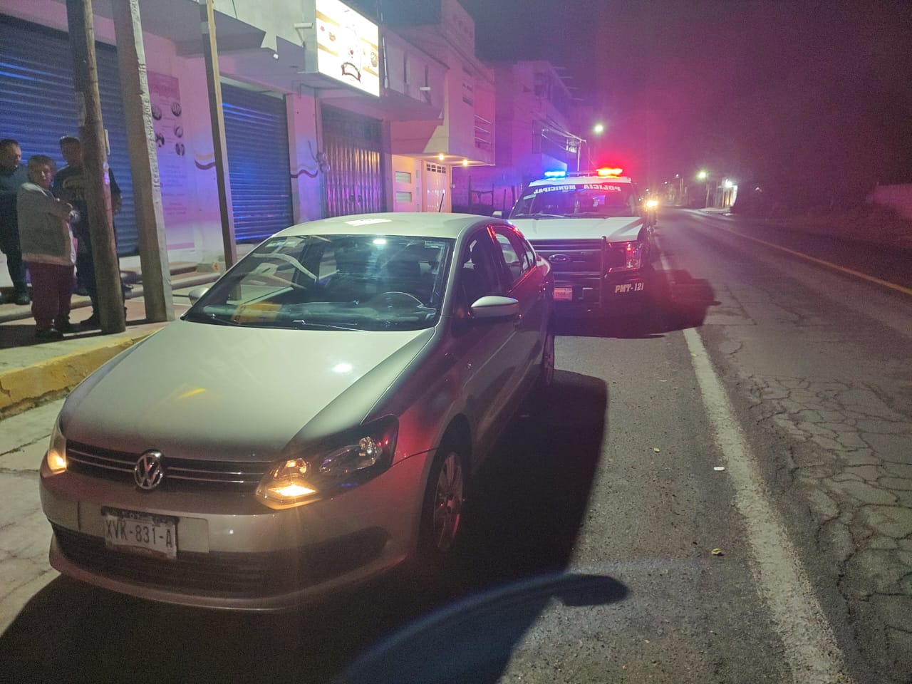 Frustran Policías de Totolac y Estatal robo de vehículo en El Trébol 