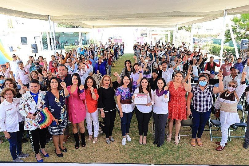Tonantzin Fernández da bienvenida a Olimpia Coral en SPCH por “Día Internacional de la Mujer”