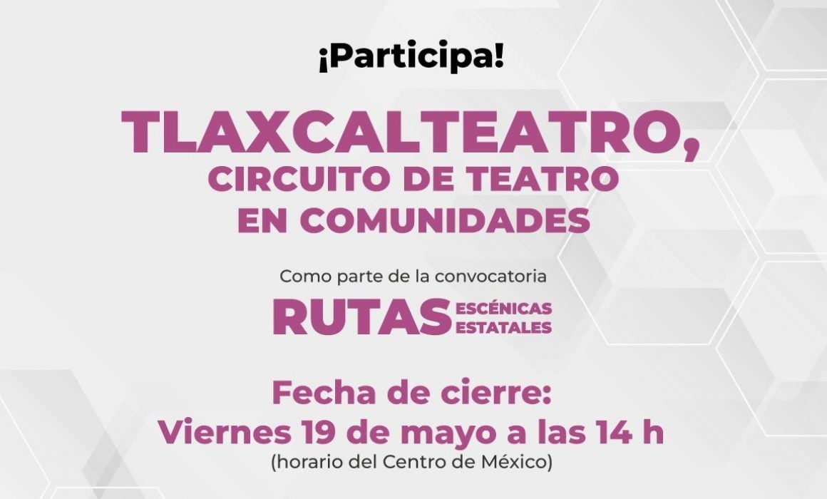 Convoca SC a Tlaxcalteatro para grupos escénicos