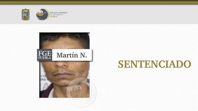 Martín N. alias “El Tartaras” es sentenciado a 22 años de prisión por asesinar a un hombre en Xicotepec