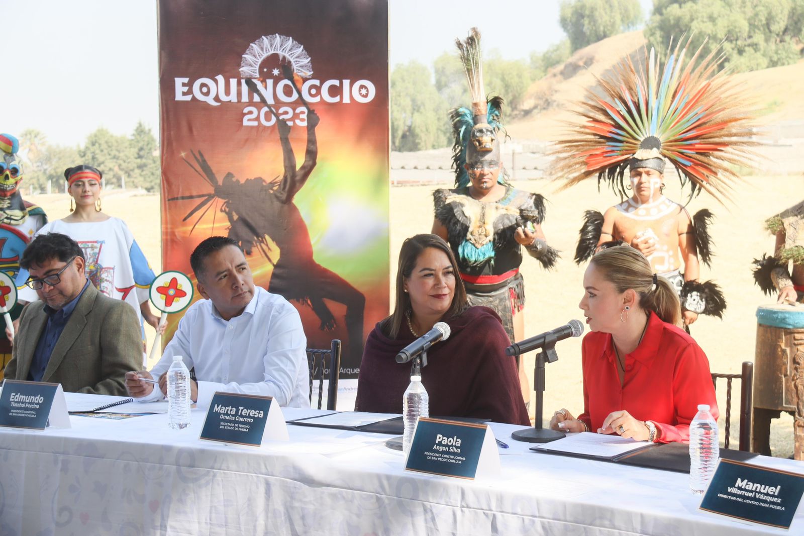 Presenta Paola Angon cartelera de actividades del Equinoccio 2023