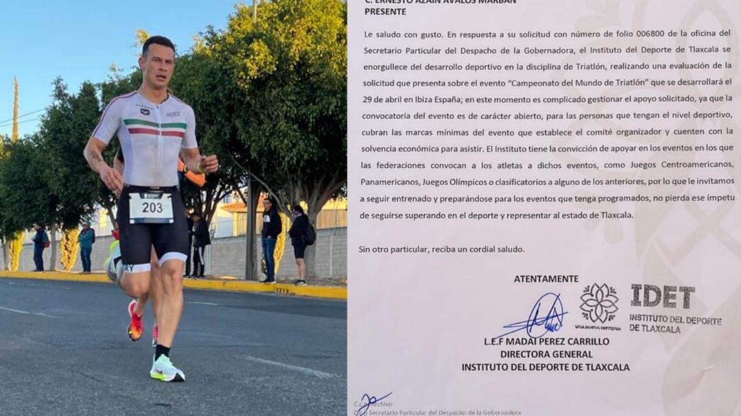 Por ahorrarse unos pesos para el mundial de vóleibol, IDET niega apoyo a triatleta