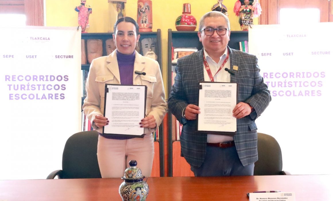 Firman convenio de colaboración secretarías de Turismo y Educación
