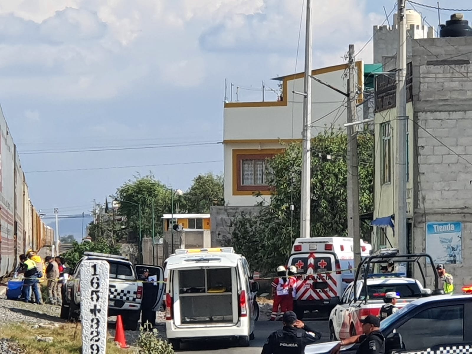 Tren arrolla a un hombre en Huamantla y muere desmembrado 