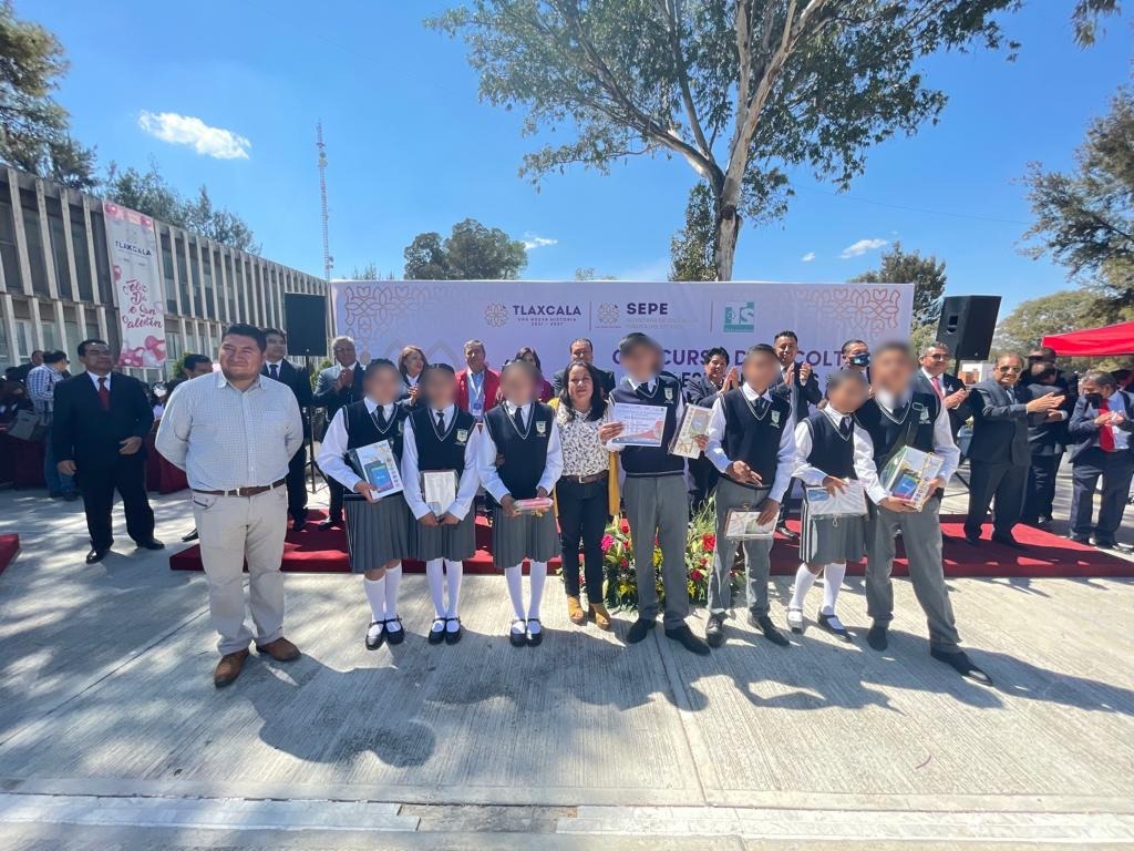 Efectuaron en la SEPE-USET concurso de escoltas de telesecundarias 2023