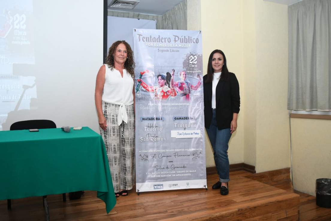 Llegará a Apizaco el tentadero público por el Mes de la Mujer