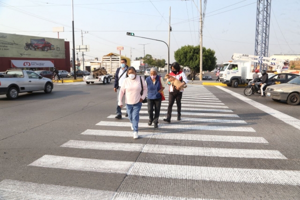 Ayuntamiento de Puebla busca restituir alrededor de 40 pasos peatonales en diferentes puntos de la ciudad