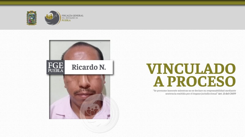 Ricardo N. es enviado a prisión por  violar a su hija menor de edad en Teziutlán y por violencia familiar