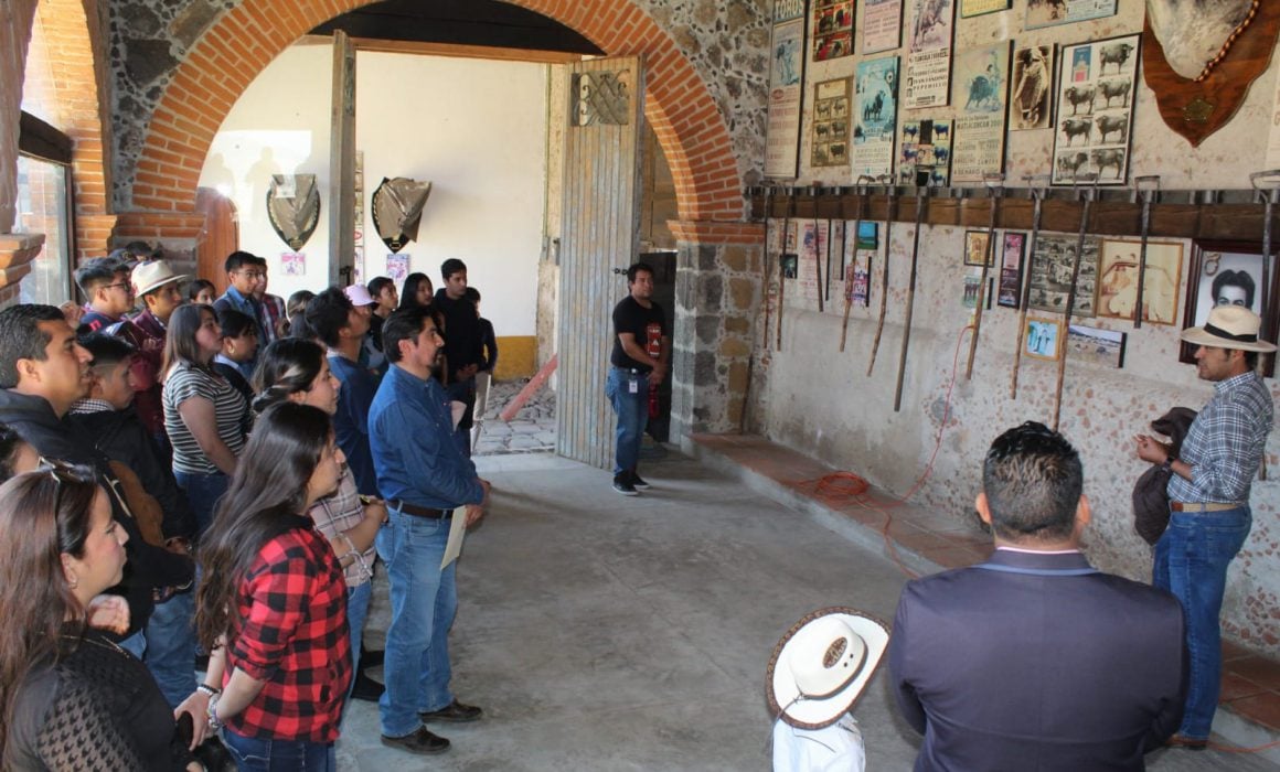 Visitan alumnos del ITST la ganadería De Haro