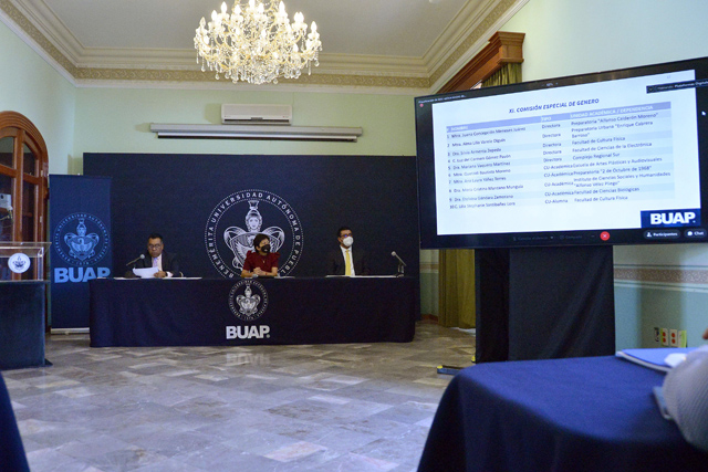 Consejo Universitario de la BUAP aprobó la integración de comisiones estatutarias y Especial de Género