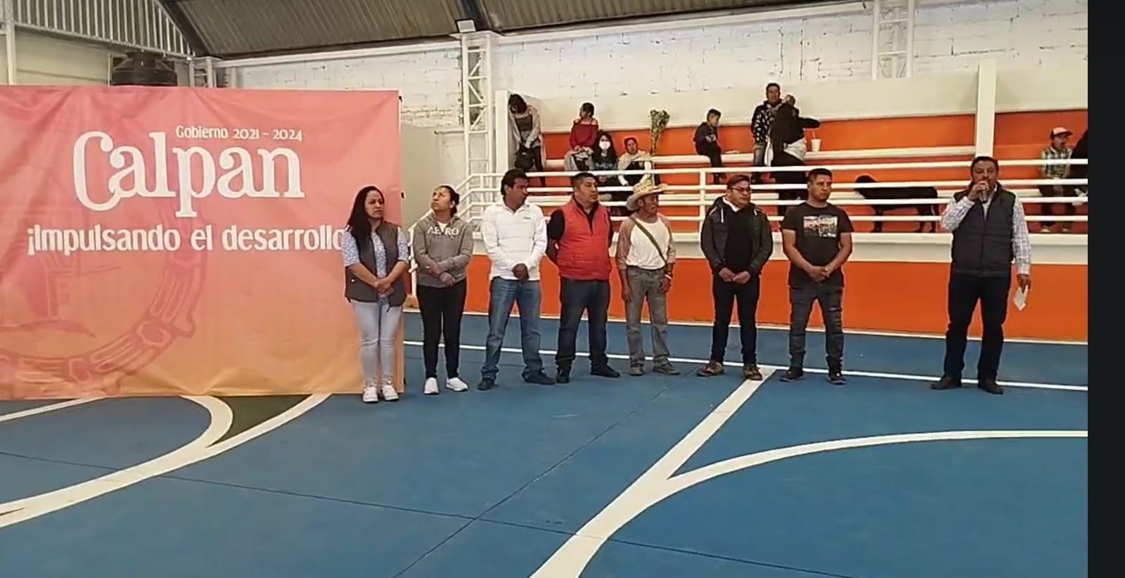 Rehabilitan Cancha Deportiva y presidencia auxiliar de San Lucas Atzala  