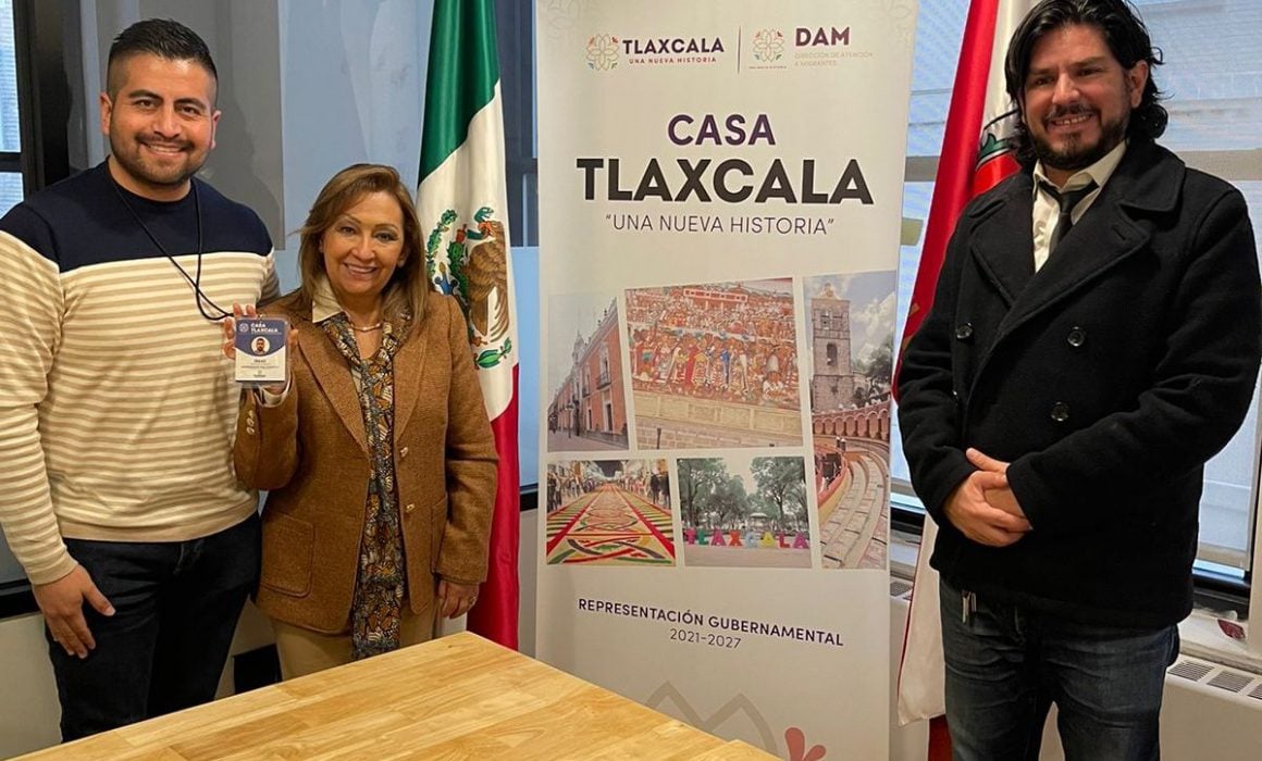 Visita gobernadora Lorena Cuéllar Casa Tlaxcala en Nueva York