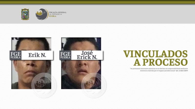 José Erick N. y Erick N. son enviados a prisión por disparar a policías y huir a Moyotzingo en Texmelucan