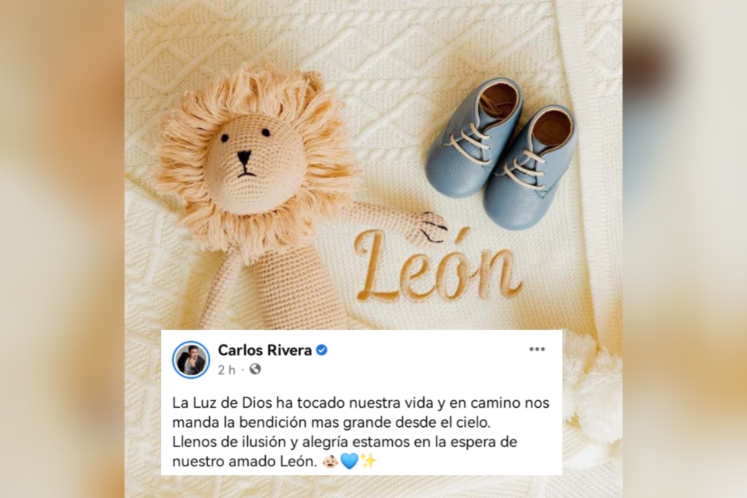 ¡Tendrá a su Rey León! : Carlos Rivera anuncia a su primer bebé 