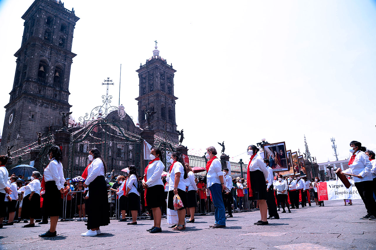 El Ayuntamiento de Puebla verifica la seguridad de los templos para Semana Santa
