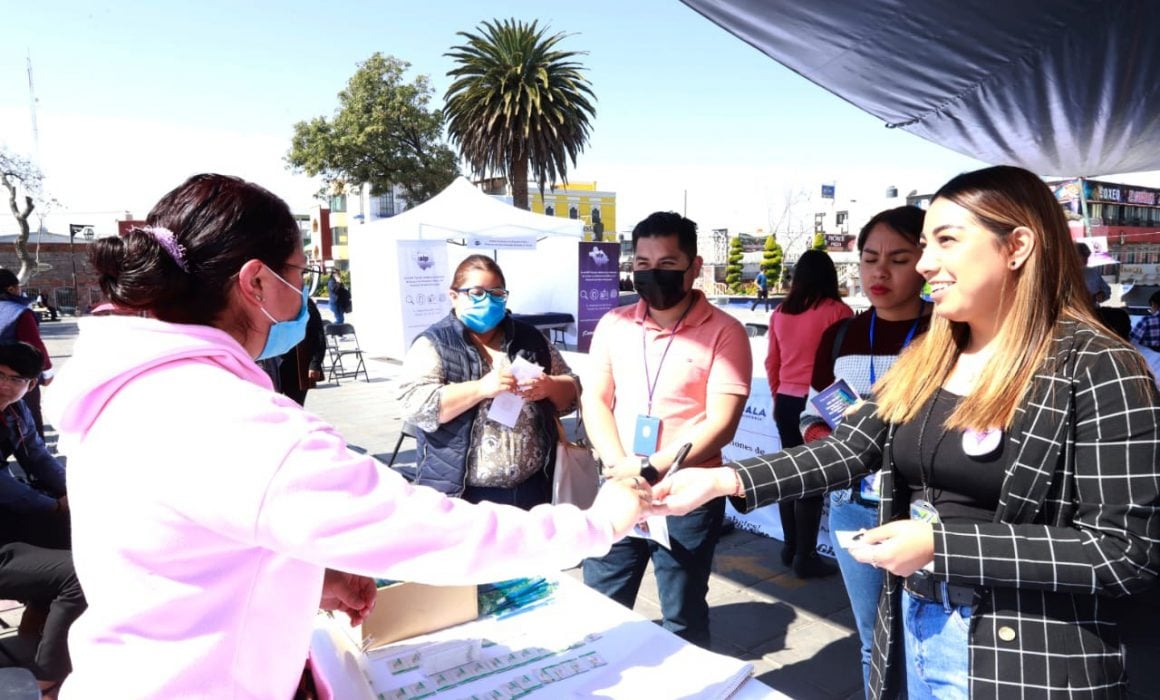 Asistieron más de 25 mil personas a servicios de AVGM en Tlaxcala