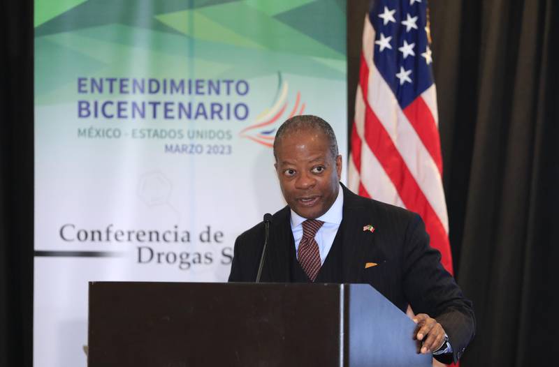 Jefe antidrogas de EU pide más ambición a México en la lucha contra el Fentanilo