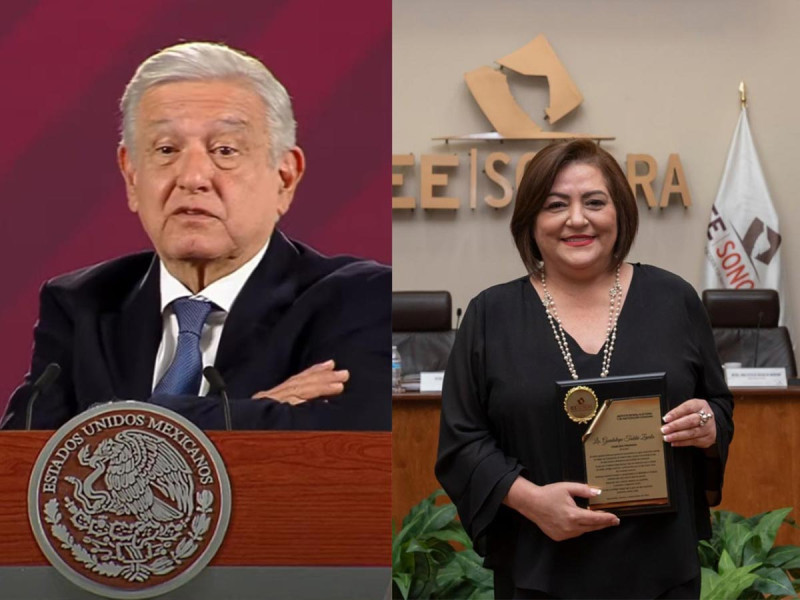 AMLO ‘aplaude’ a Guadalupe Taddei en el INE: ‘es honesta, incapaz de actuar como Córdova’