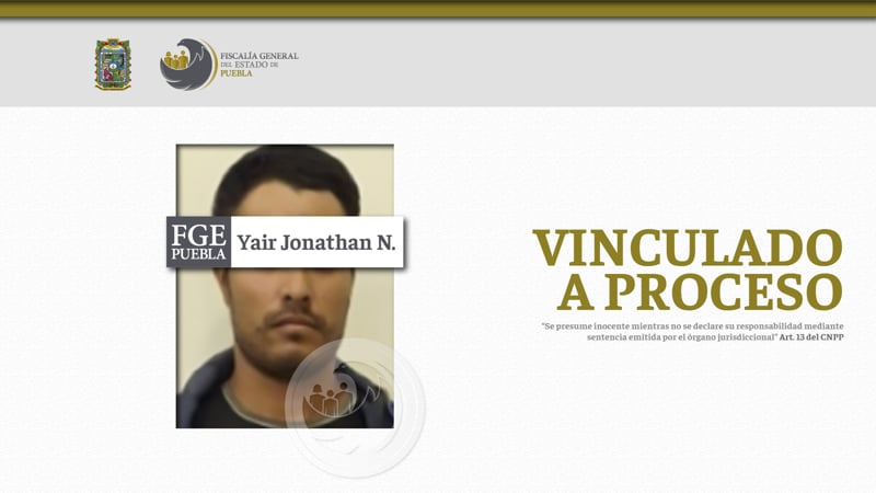 Yair Jonathan N. es enviado a prisión por el asesinato Meztli S. registrado el 29 de junio de 2017