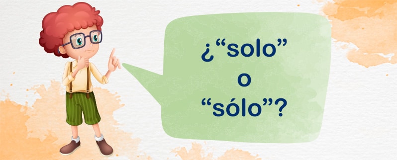 ¿Solo o sólo? La rae actualiza su criterio y devuelve la tilde a la palabra 