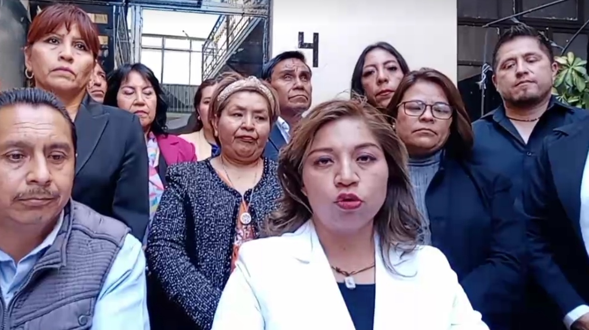 Afirma Karina Erazo ser lideresa del S7M; buscará amparo con la justicia federal 