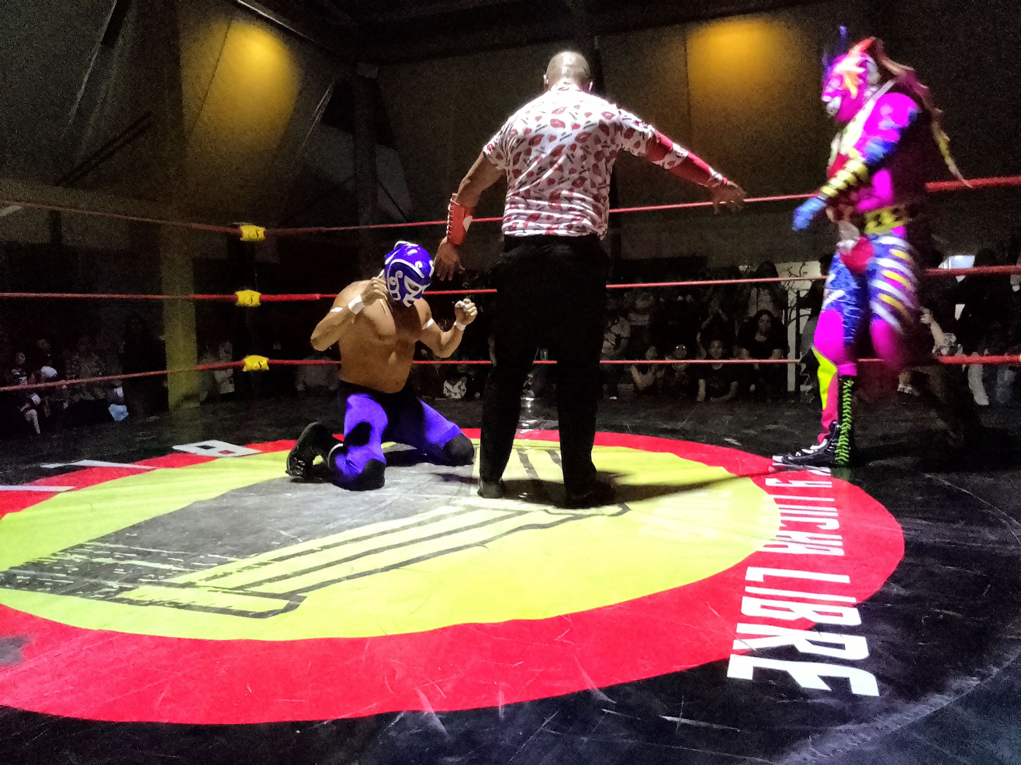 Huracán Ramírez Jr. se presentó en Puebla 